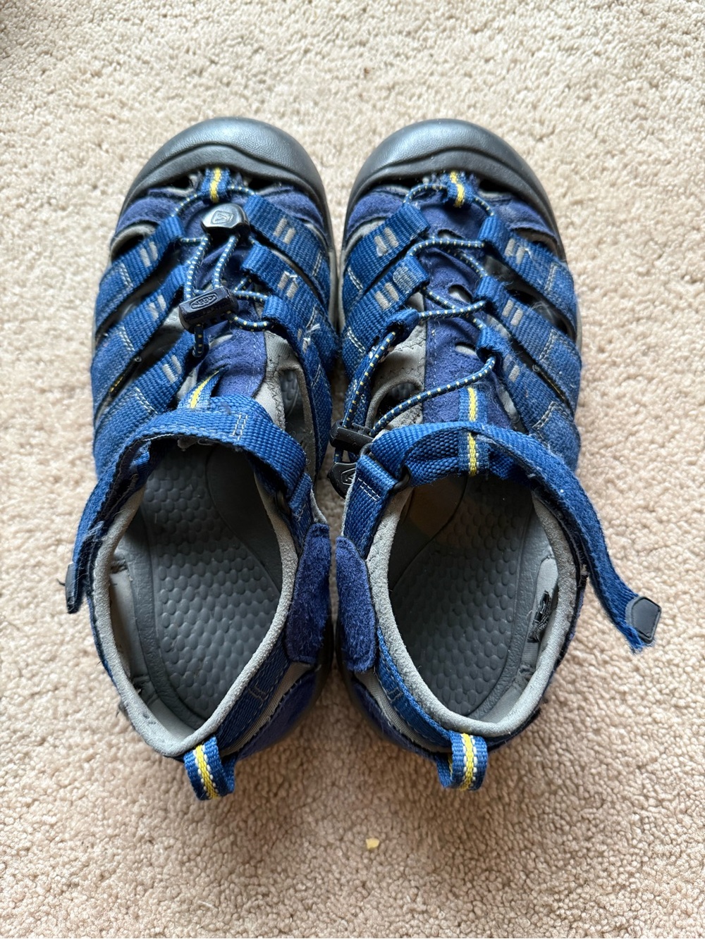 KEEN Kids' Newport H2 Blue Closed-Toe Sandals